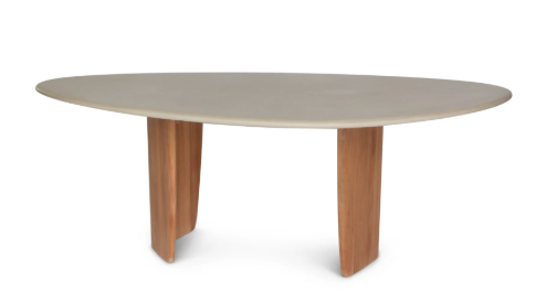 Sorrento Organic Dining Table 260 - Micro Topping