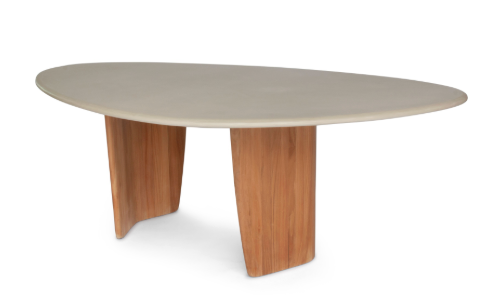 Sorrento Organic Dining Table 260 - Micro Topping